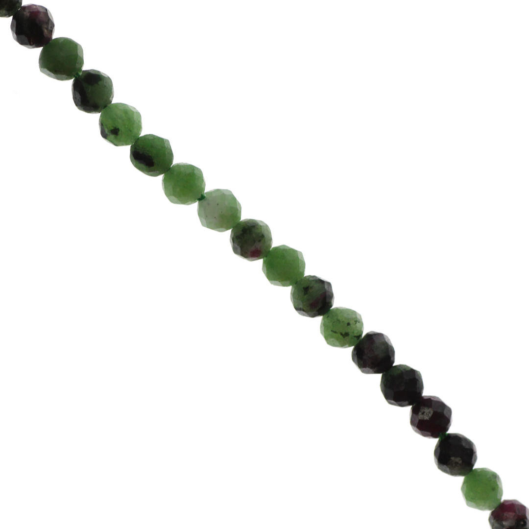 Faceted Ruby Zoisite, Semi-Precious Stone, Available in Multiple Sizes