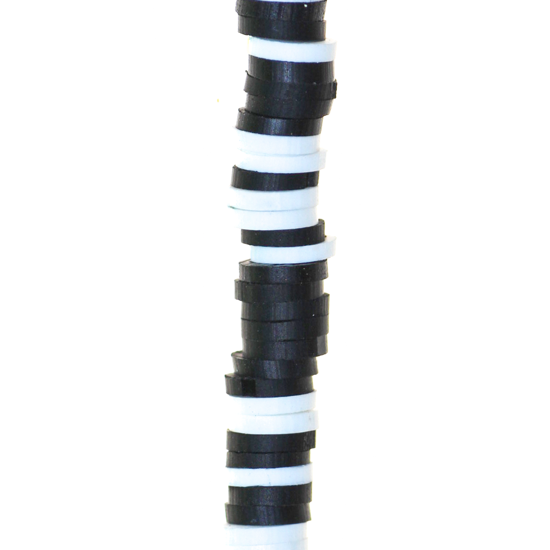 Heishi Beads, Flat Disk Polymer Clay Beads, 6mm, Available in Multiple Colours
