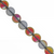 Synthetic Matte Mystic Aura Quartz, 6mm, Approx 60 pcs per strand, Available in 9 Colours