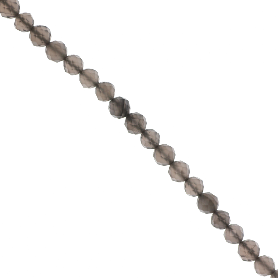 Faceted Smokey Quartz, Semi-Precious Stone, Available in Multiple Sizes