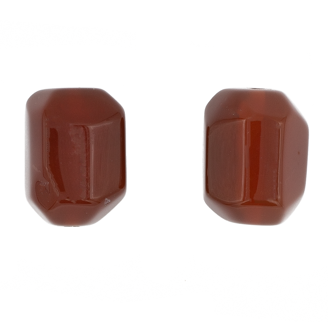 Tumbled Agate Pieces, Semi-Precious Stone, Approx 15-17mm(L) x 8-12mm (w), 2.8mm hole. Available in Multiple Colors