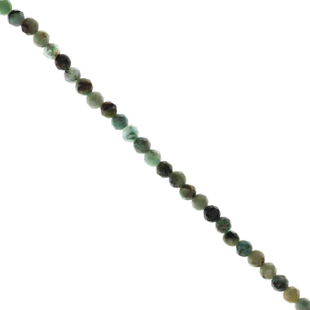 Faceted African Turquoise, Semi-Precious Stone, Available in Multiple Sizes