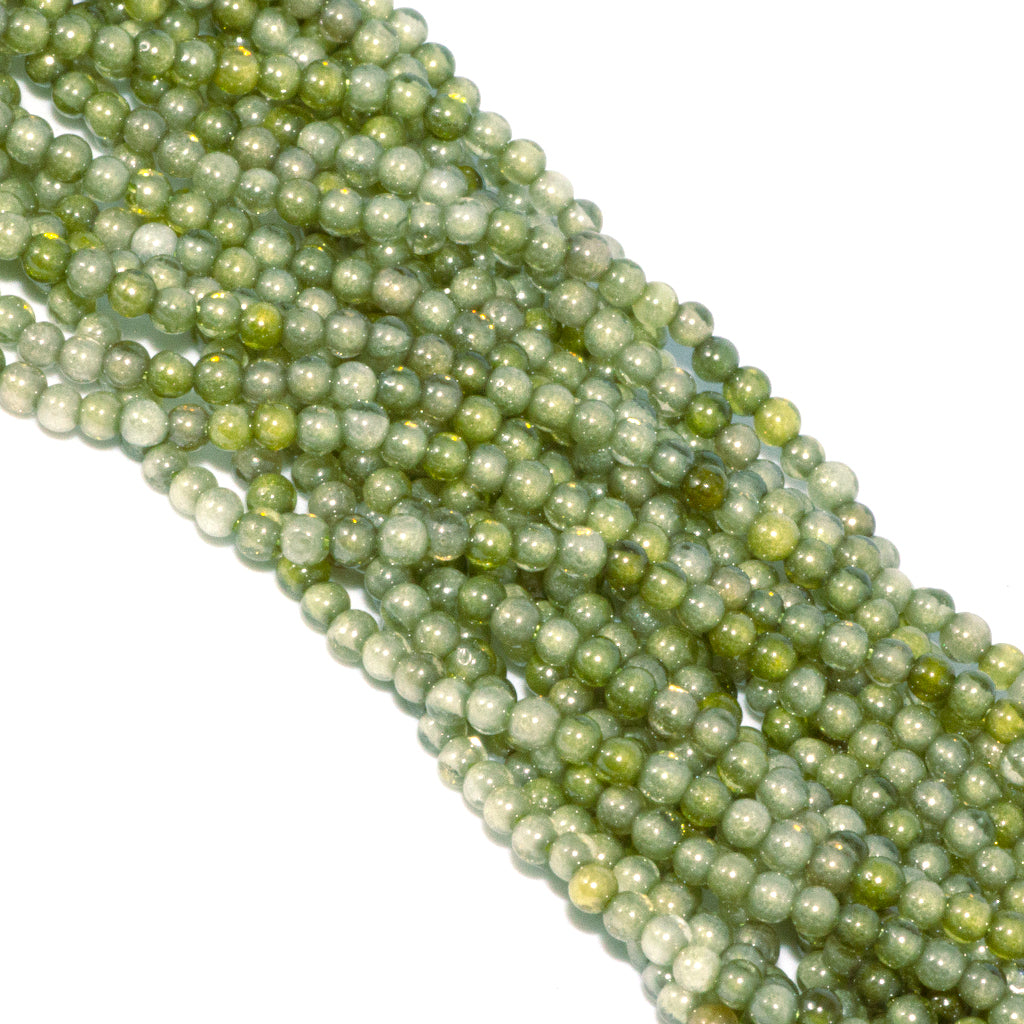 Zircon, Smooth & Round, Semi-Precious Stone, 2mm, 160+ pcs per strand