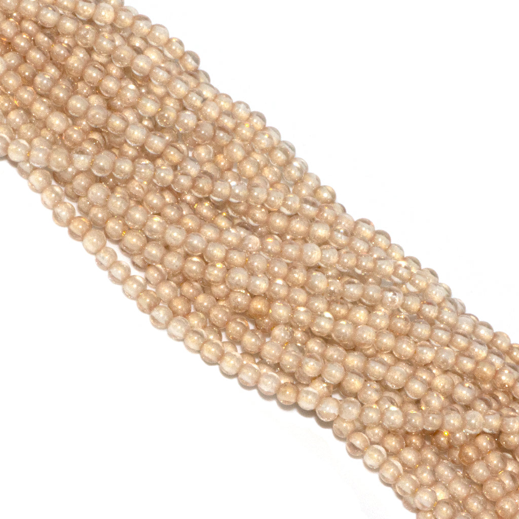 Zircon, Smooth & Round, Semi-Precious Stone, 2mm, 160+ pcs per strand