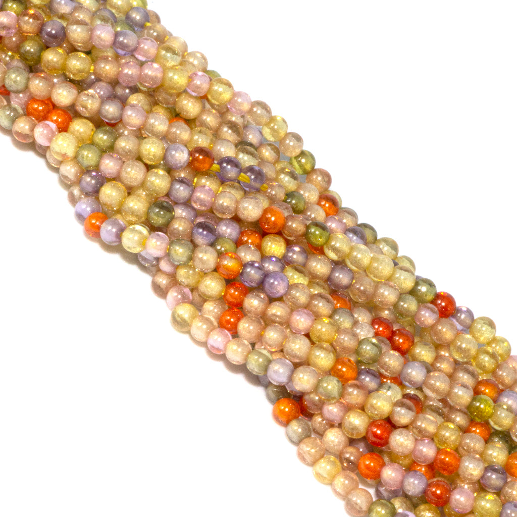 Zircon, Smooth & Round, Semi-Precious Stone, 2mm, 160+ pcs per strand