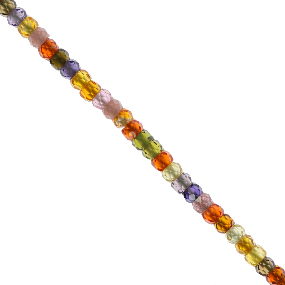 Zircon, Rondelle, Semi-Precious Stone, 3mm x 2mm, Approx 165 pcs per strand, Available in Multiple Colours
