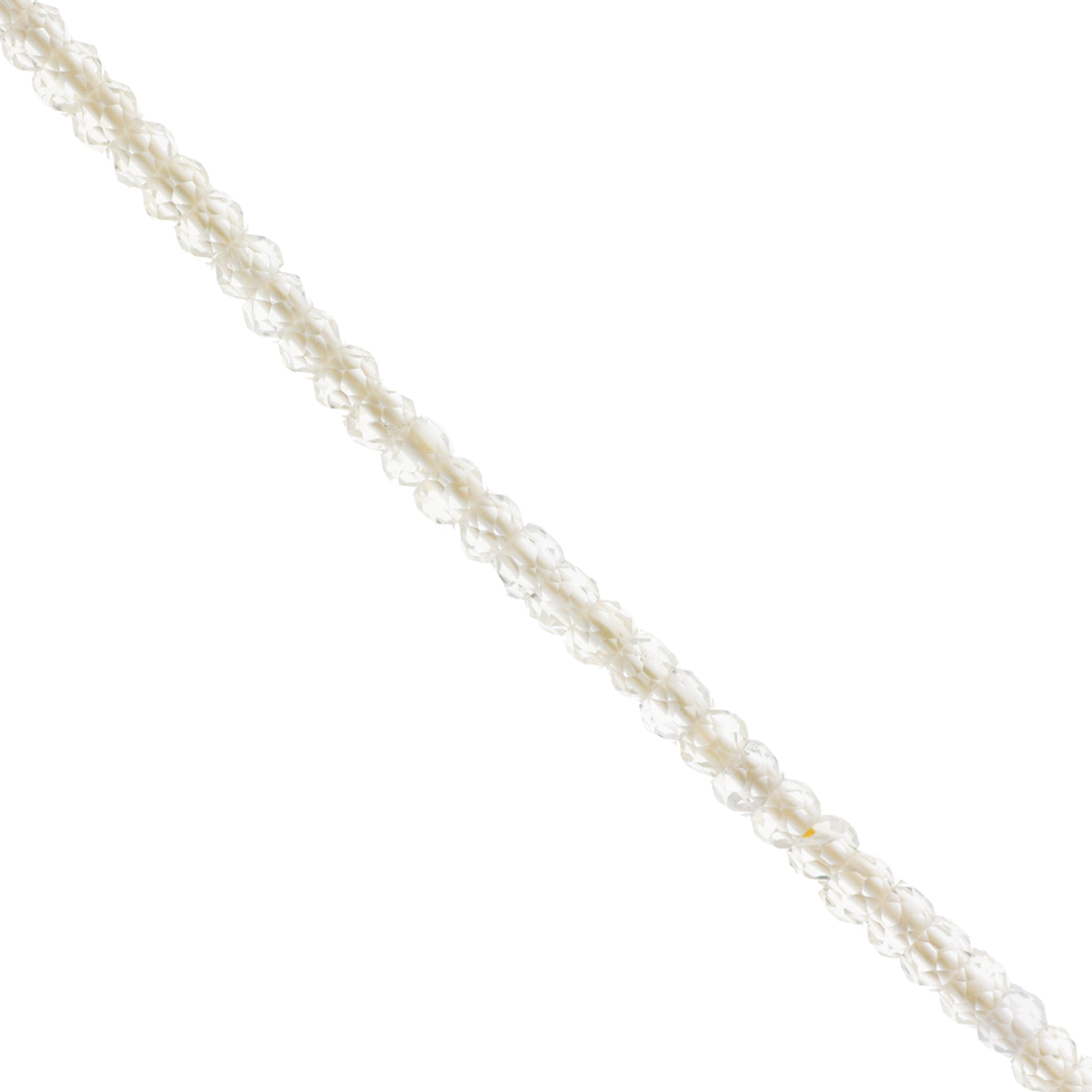 Zircon, Rondelle, Semi-Precious Stone, 3mm x 2mm, Approx 165 pcs per strand, Available in Multiple Colours