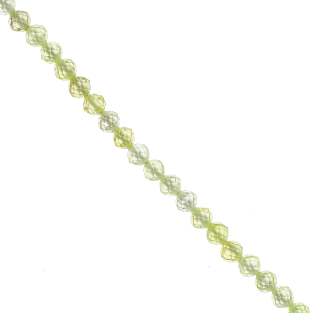 Zircon, Semi-Precious Stone, 3mm, Approx 120 pcs per strand, Available in Multiple Colours