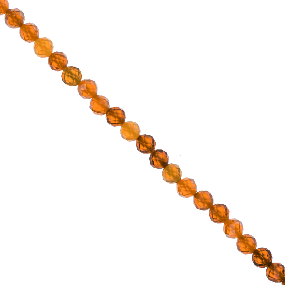 Zircon, Semi-Precious Stone, 4mm, Approx 95+ pcs per strand, Available in Multiple Colours