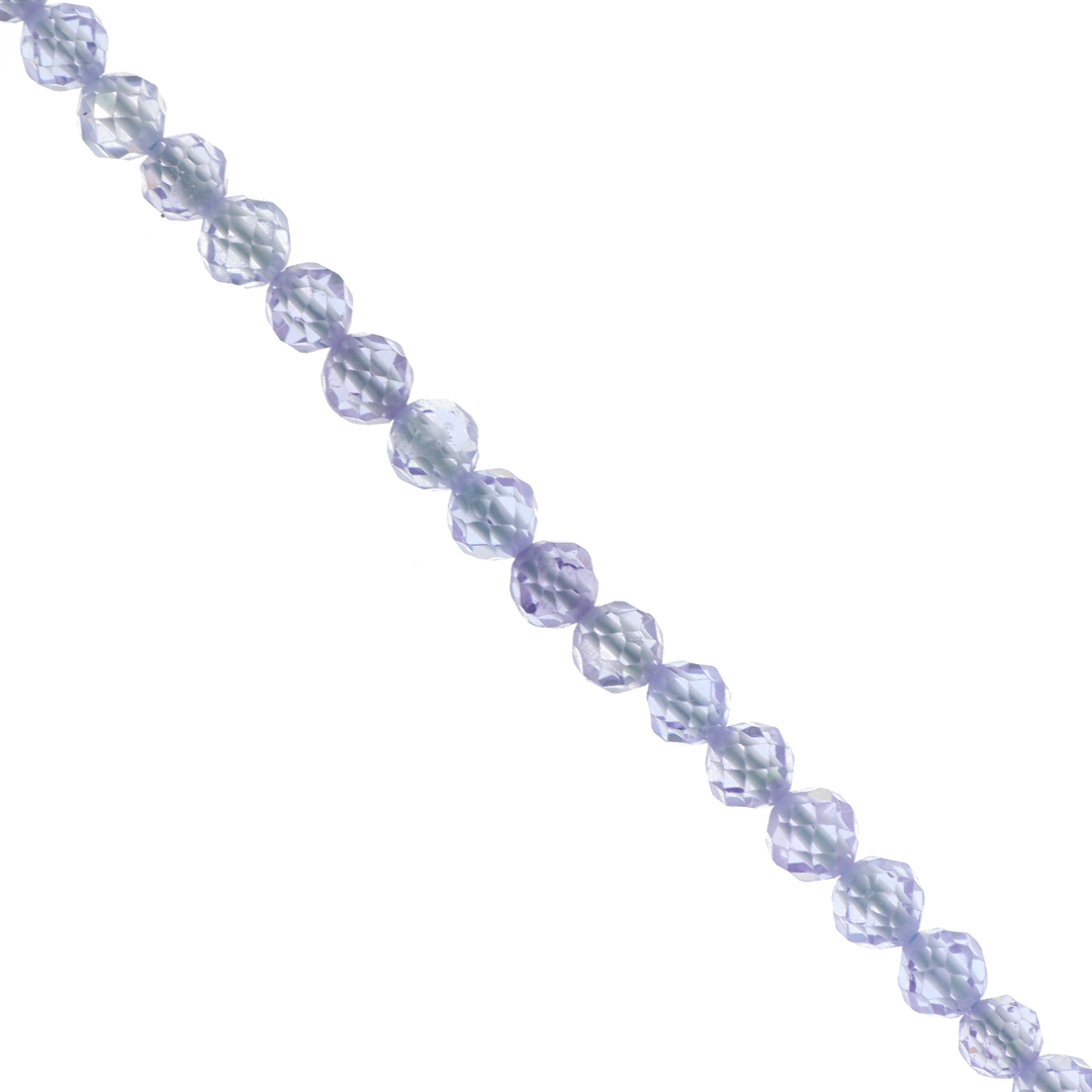 Zircon, Semi-Precious Stone, 4mm, Approx 95+ pcs per strand, Available in Multiple Colours