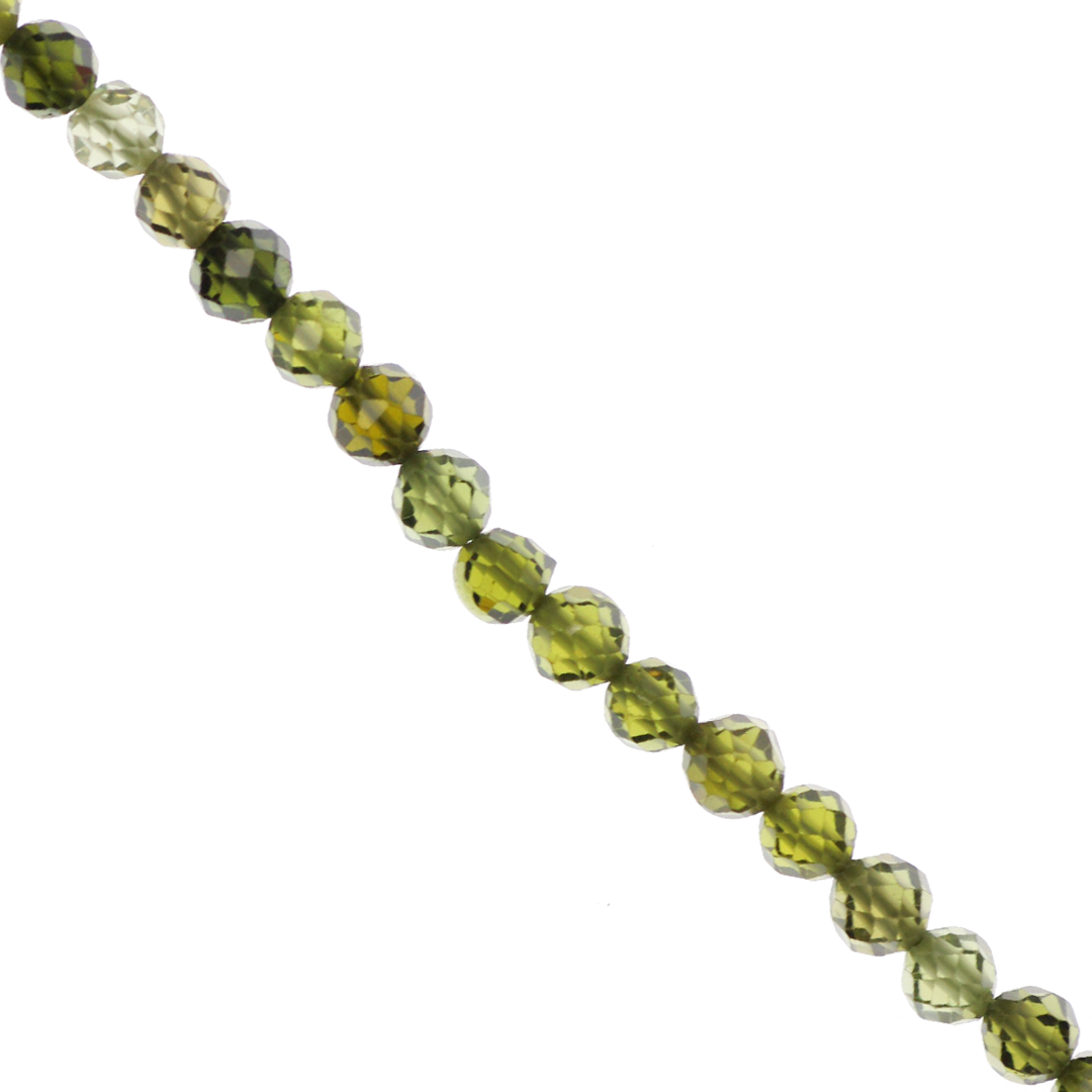 Zircon, Semi-Precious Stone, 3mm, Approx 120 pcs per strand, Available in Multiple Colours