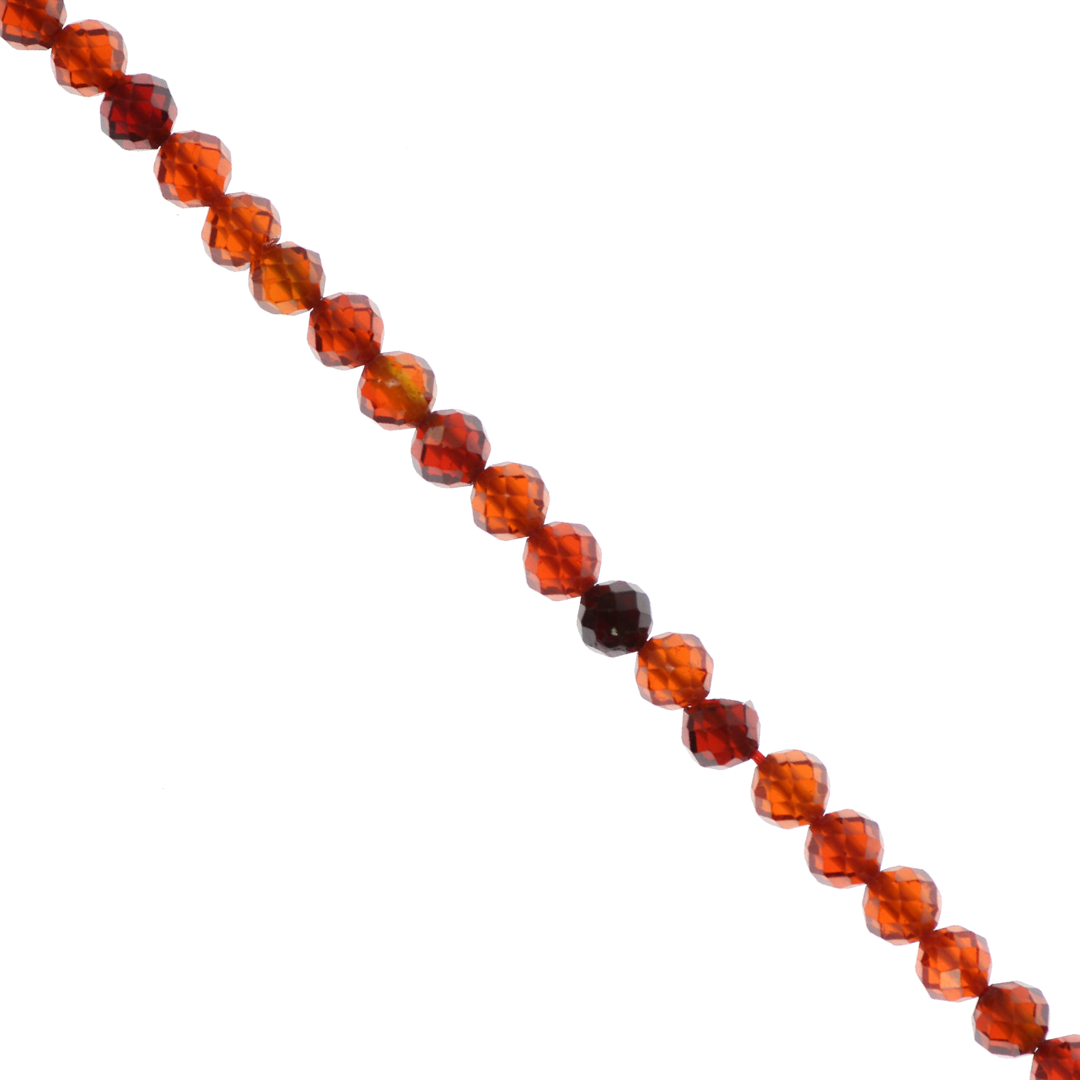 Zircon, Semi-Precious Stone, 4mm, Approx 95+ pcs per strand, Available in Multiple Colours