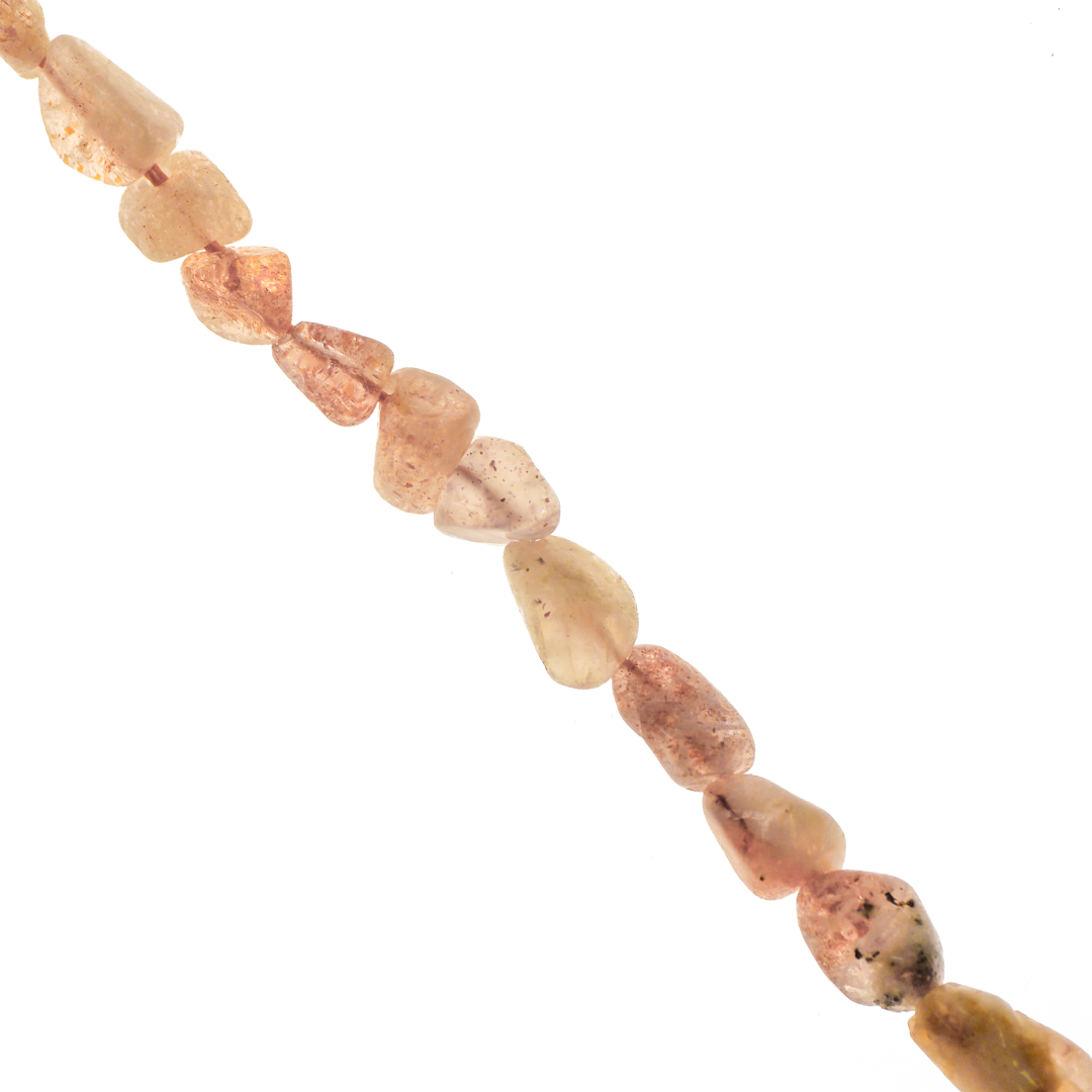 Chipped Sunstone, Semi-Precious Stone, Approx 60 pcs per strand