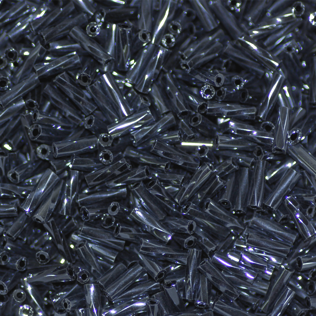 Seed Bead Bulk Bags, Twisted Bugle, Size #3, Approx 220 grams/bag, Available in Multiple Colours