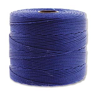 BeadSmith S-Lon Bead Cord - 0.4mm - 118 Yards - CAPRI BLUE