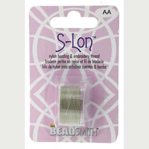 BeadSmith S-Lon Bead Cord - 75 yards - ASH