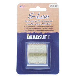 BeadSmith S-Lon Bead Cord - 77 yards - Bronze