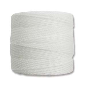 BeadSmith S-Lon Bead Cord 210 - 77 yards - WHITE