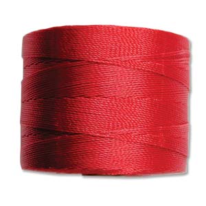 BeadSmith S-Lon Bead Cord - 287 yards - SCARLETT