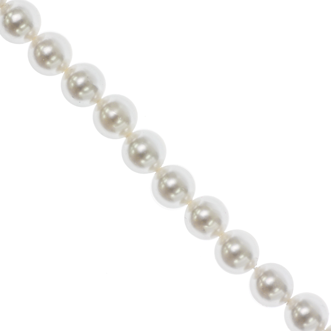 Shell Pearls, Off White, Available in Multiple Sizes