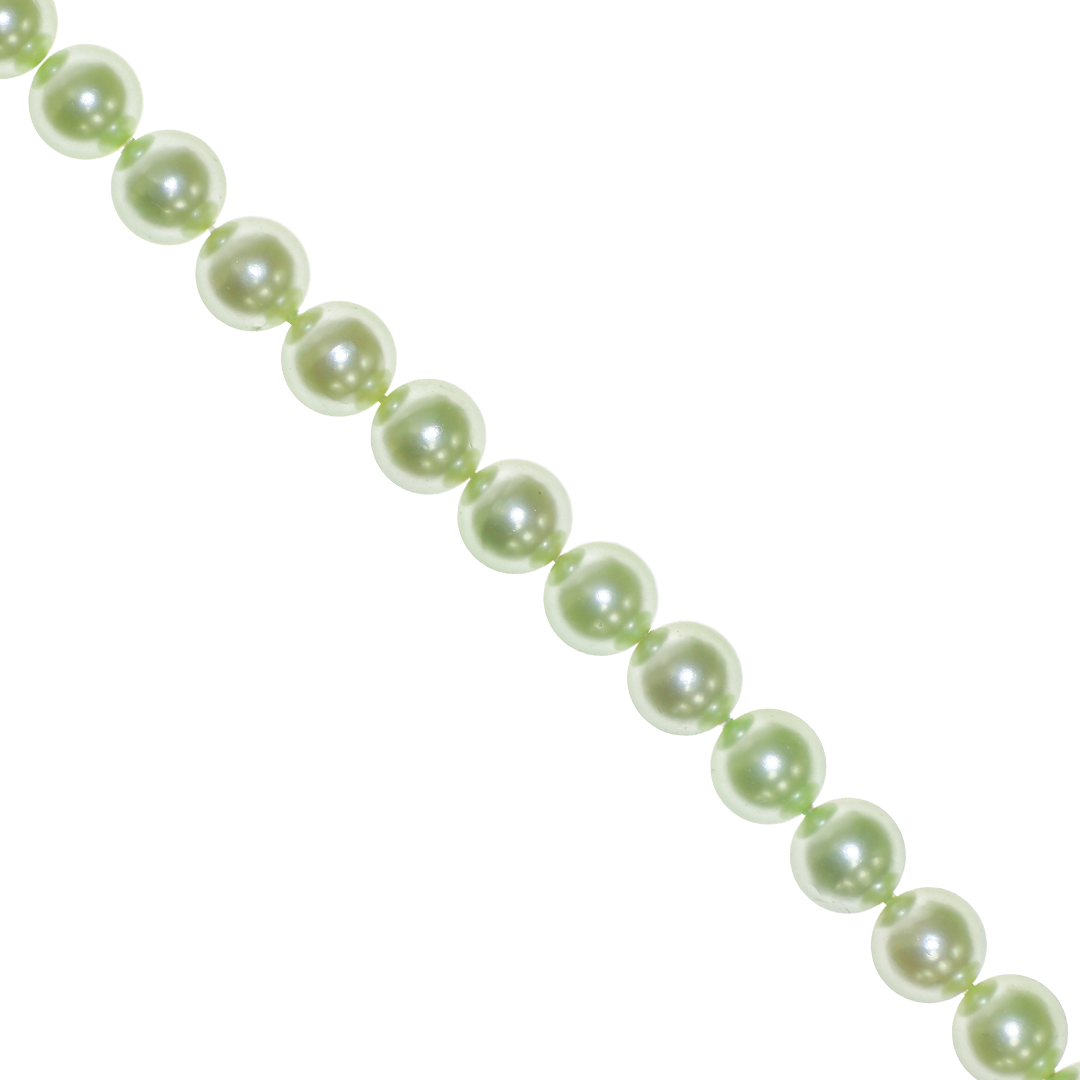 Shell Pearls, Tea Green, Available in Multiple Sizes