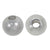 Bead, Sterling Silver, Plain Ball, - 8mm/3mm hole - 2pc