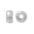 Bead, Sterling Silver, Shiny Roundel - 3mm x 1.5mm - 4pcs