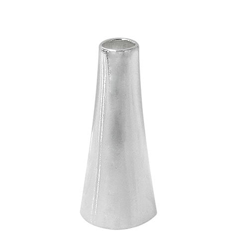 Bead Cone, Sterling Silver, 6mm Diameter - 2pcs