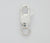 Clasp, Lobster Clasp with Jump Ring, Sterling Silver, 11mm, 1pc