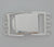 Clasp, 3 Strand Square Clasp, Sterling Silver, 23mm, 1 set