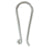 Earring, Sterling Silver, Ear Wire, 36mm x 14mm x 0.5mm, 1 pair
