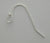 Earring, Sterling Silver, Shepherds Hook - 20mm x 11mm - 1 pair