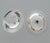 Bead Cap, Sterling Silver, 8mm Diameter - 4pc