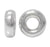 Bead, Sterling Silver, Donut Bead, Sold Per pkg of 4 pcs, Available in Multiple Sizes