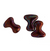 Preciosa Tee Beads - 2/8mm - 11g - Beige/Vegas Iris Purple - Butterfly Beads