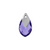 Swarovski Pendants, Capped Pear (6565), 18mm, 1 pc per bag, Available in 6 Colour
