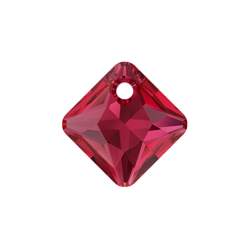 Swarovski Pendants, Princess Cut (6431), 9mm, 2 pc per bag, Available in 3 Colours