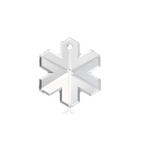 Swarovski Pendants, Snowflake (6704), 1 pc per bag, Available in 2 sizes