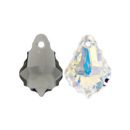 Swarovski Pendants, Baroque (6090), 22mm x 15mm, 2 pcs per bag, Available in 3 Colours
