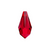 Swarovski Pendants, Drop (6000), 11mm x 5.5mm, 2 pcs per bag
