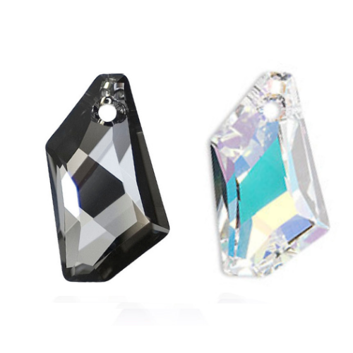 Swarovski Pendants, De-Art (6670), 18mm x 12mm, 2 pcs per bag, Available in 3 Colours