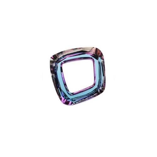 Swarovski Pendants, Cosmic Square (4437), 20mm, 2 pcs per bag, Available in 3 Colours