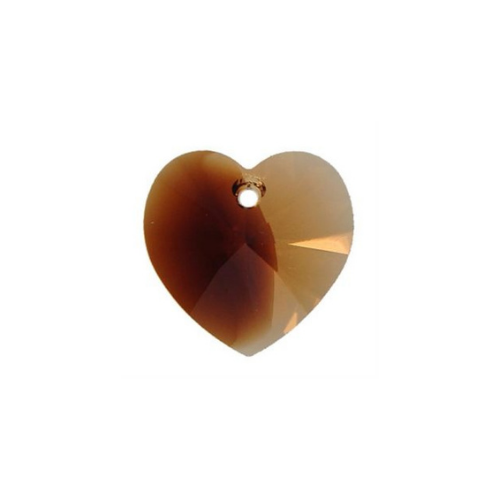 Swarovski Pendants, Heart (6228), 10.3mm x 10mm, 5 pcs per bag, Available in 18 Colours