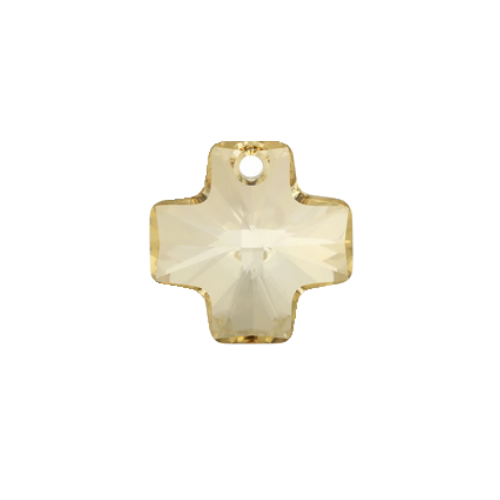 Swarovski Pendants, Square Cross (6866), 20mm, 1 pc per bag, Available in 2 Colours