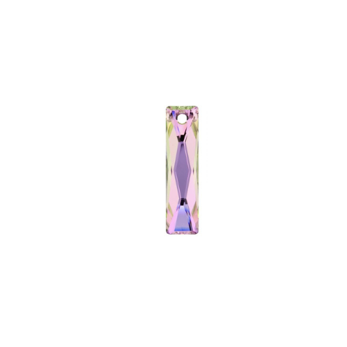 Swarovski Pendants, Queen Baguette (6465), 25mm x 7mm, 1 pc per bag, Available in 7 Colours
