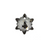 Swarovski Pendants, Edelweiss (6748), 18mm, 1 pc per bag