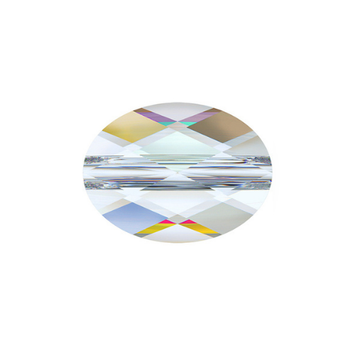 Swarovski Crystal Beads, Mini Oval (5051), 8mm x 6mm, 6 pcs per bag, Available in 8 Colours