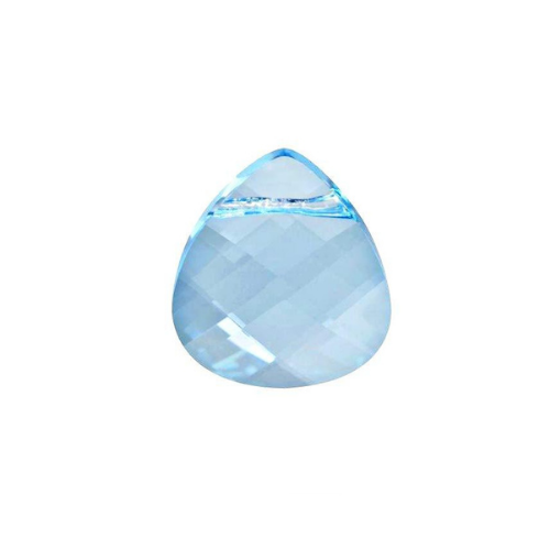 Swarovski Pendants, Flat Briolette (6012), 15mm x 14mm, 2 pcs per bag, Available in 4 Colors