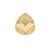 Swarovski Pendants, Flat Briolette (6012), 11mm x 10mm, 2 pcs per bag, Available in 3 Colors