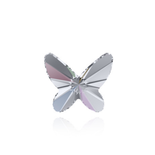 Swarovski Crystal Beads, Butterfly (2854), 16mm x 18mm, 1 pc per bag